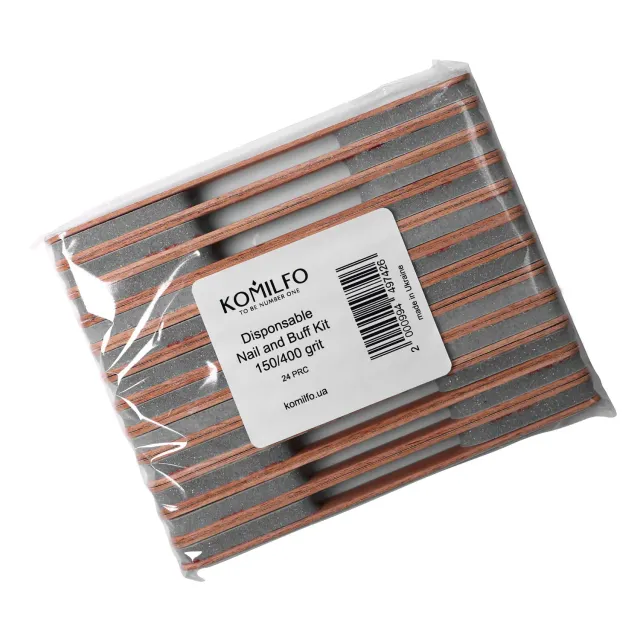 Komilfo Set Lima-Buff 150/400 lime 24 pz monouso