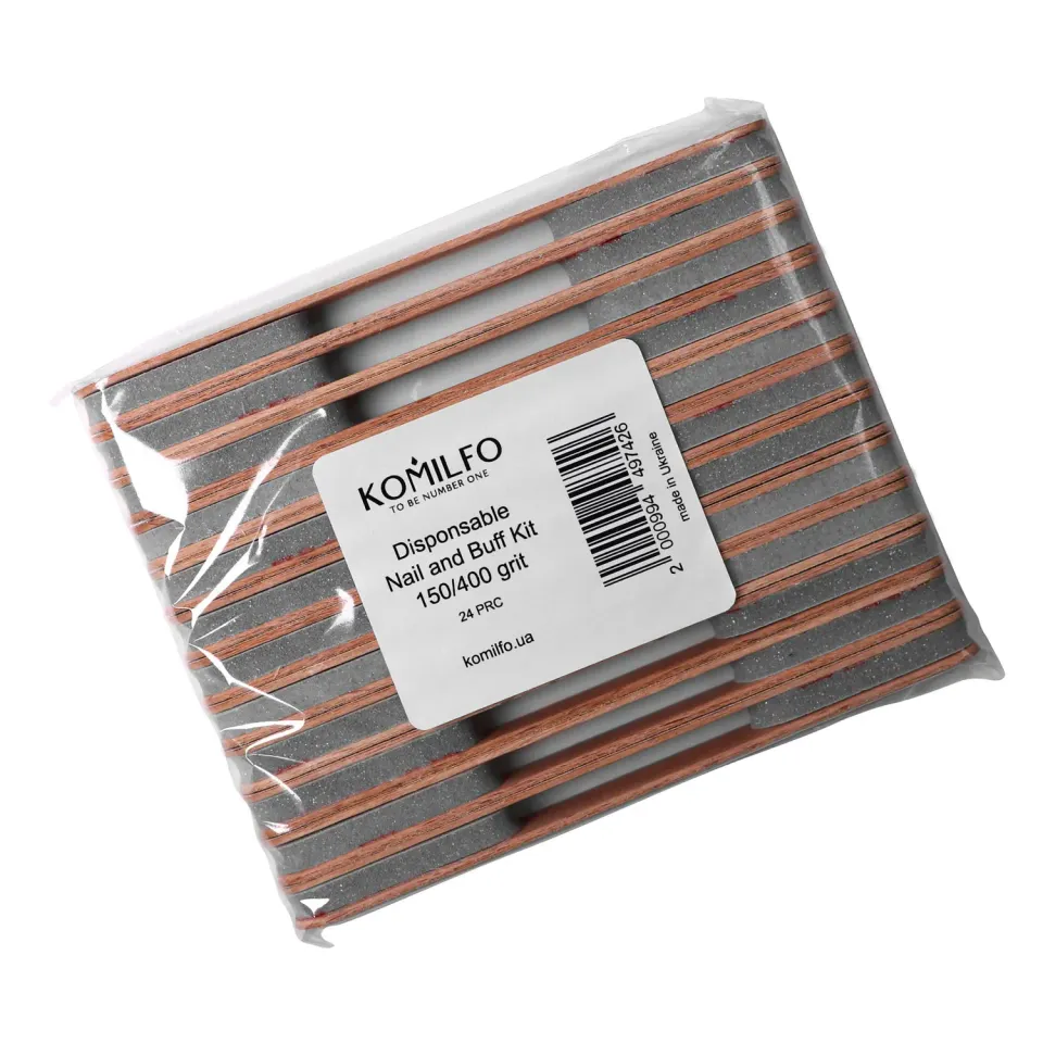 Komilfo Set Lima-Buff 150/400 lime 24 pz monouso