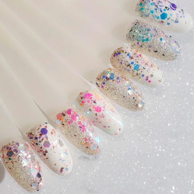 Komilfo Mix Chameleon 002 paillettes unghie 1,5 g
