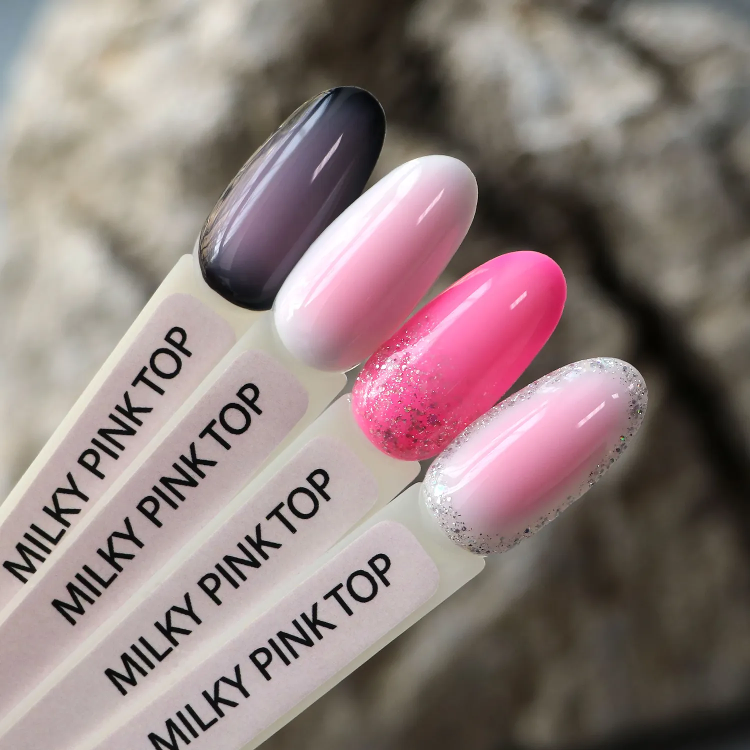 Komilfo No Wipe Milky Pink top coat 8 ml rosa latte