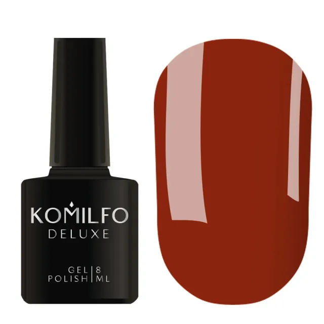 Komilfo Deluxe D309 smalto semipermanente 8 ml rosso argilla