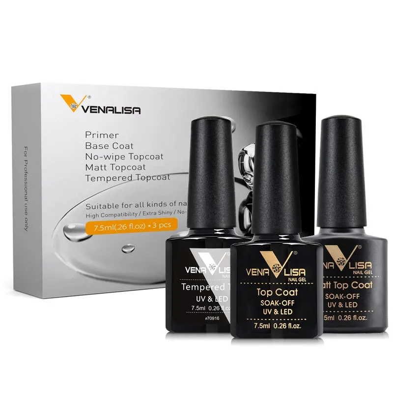 Venalisa Primer Base Top set basi semipermanente 3x7,5 ml