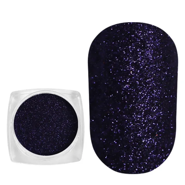 Komilfo Spangles 052 viola scuro glitter unghie 2,5 g