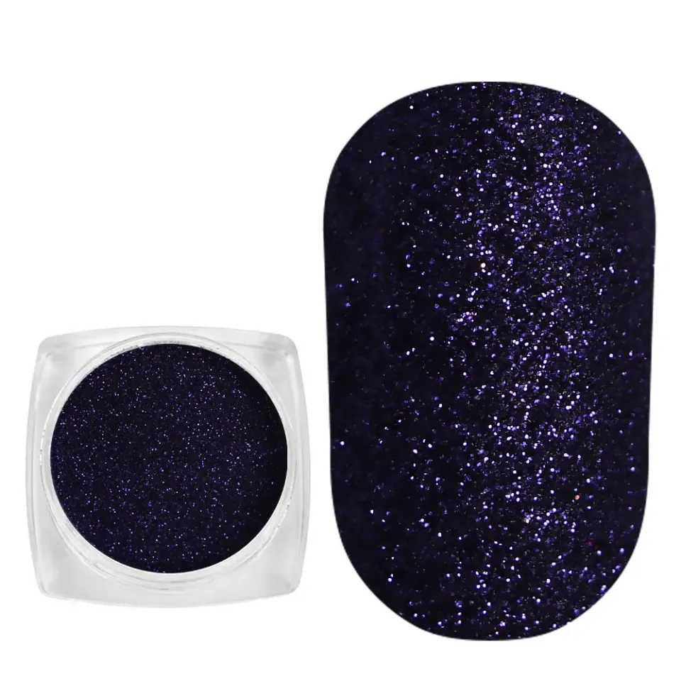 Komilfo Spangles 052 viola scuro glitter unghie 2,5 g