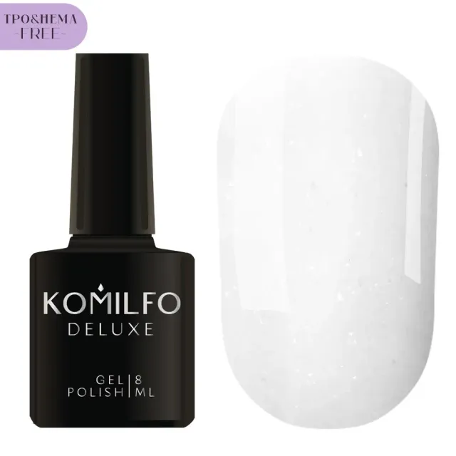 Komilfo Moon Crush 001 smalto shimmer 8 ml argento