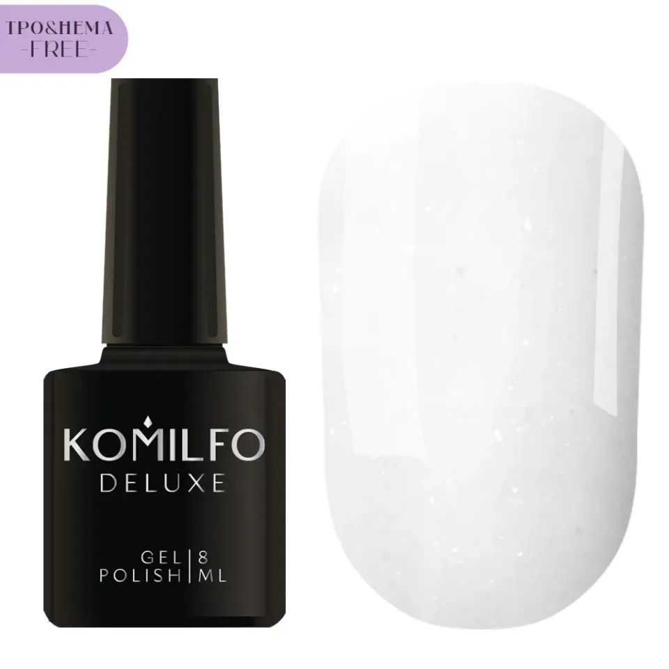 Komilfo Moon Crush 001 smalto shimmer 8 ml argento