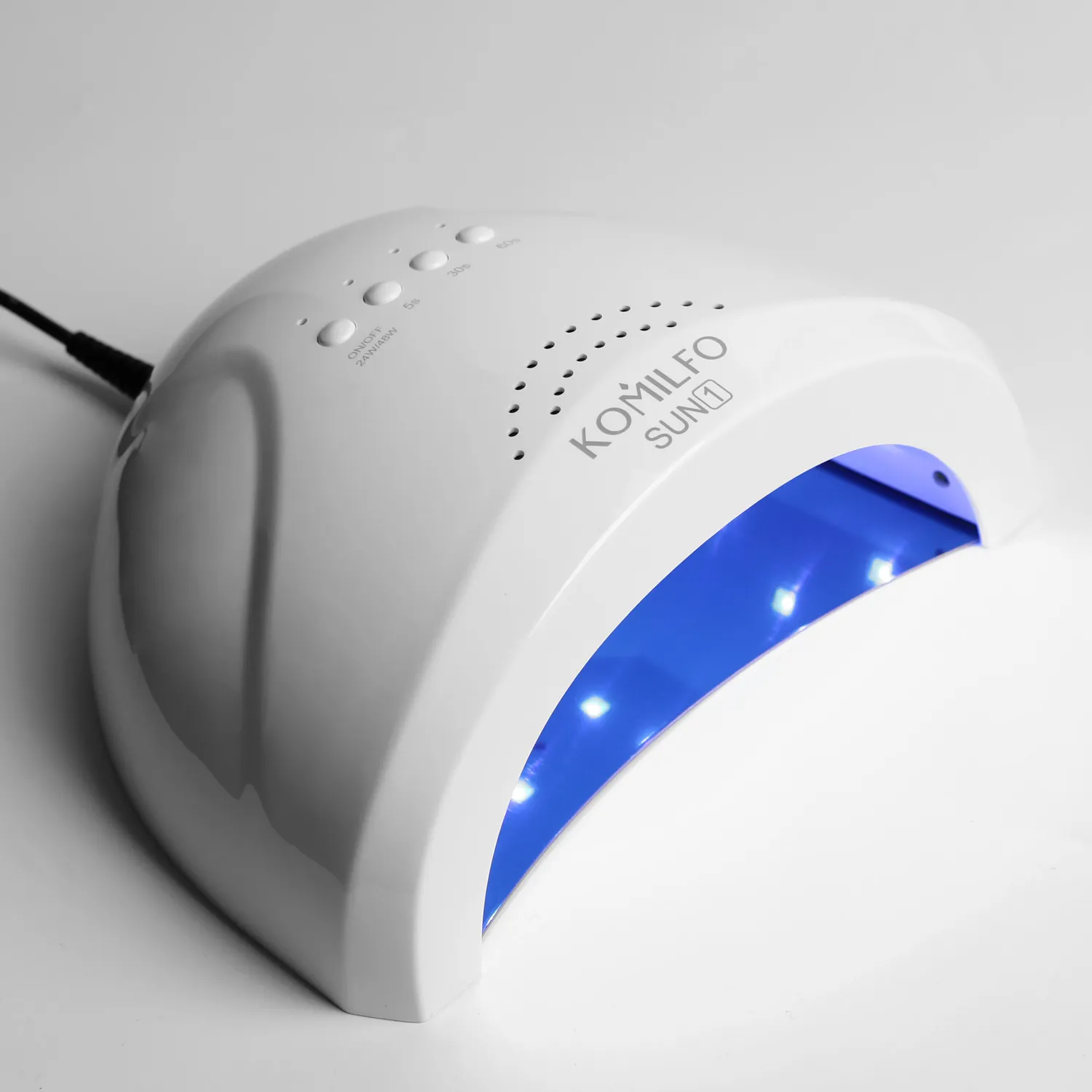Komilfo Sun1 Lampada Unghie UV LED 48W Bianca Potente