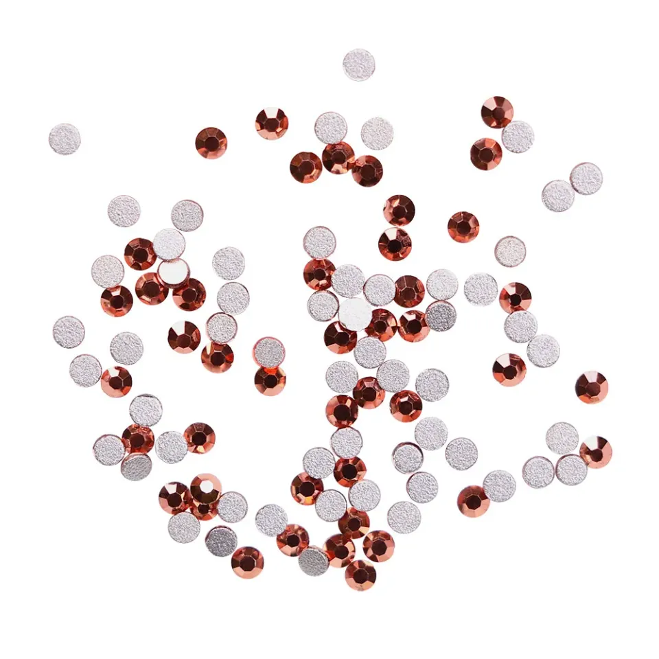 Komilfo Strass Rose Gold strass unghie misura 4 100 pz