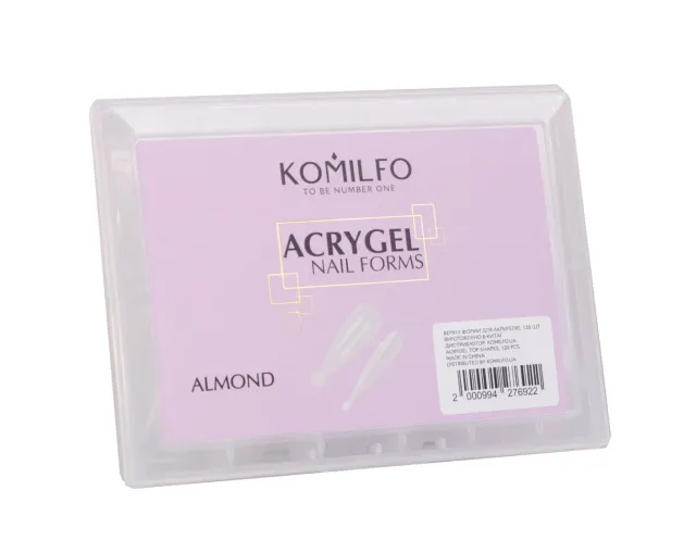 Komilfo Top Nail Forms Almond Dual Form 120 pz