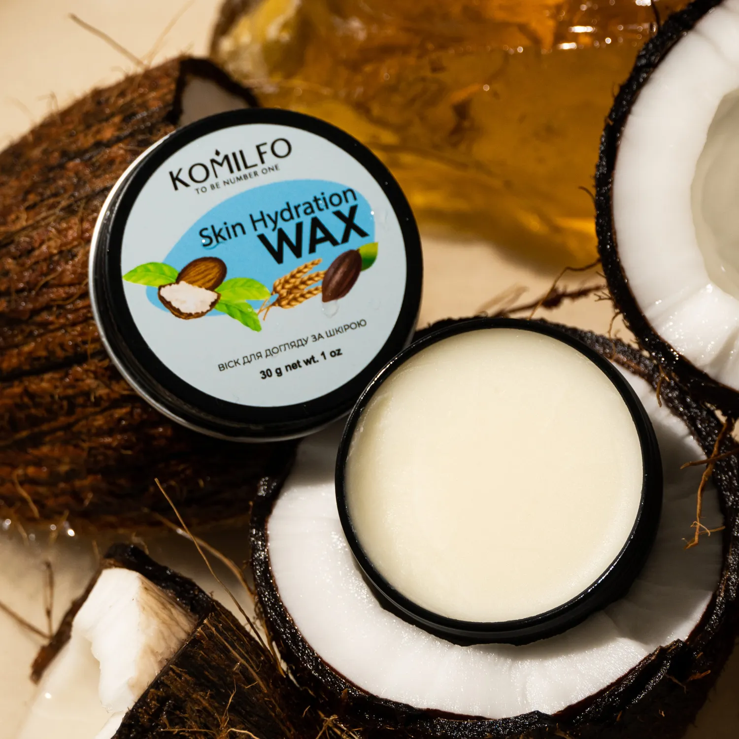 Komilfo Skin Hydration Wax cera mani 30 g burro karitè