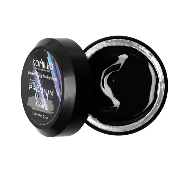 Komilfo Premium Clear gel unghie 15 g trasparente monofasico