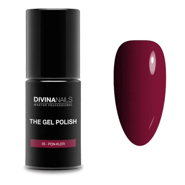 Diva Nails The Gel Polish 35 Pon-Kler semipermanente 8ml rosso