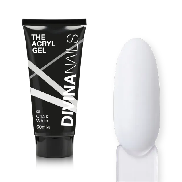 Diva Nails The Acryl Gel Chalk White acrygel 60ml bianco gesso
