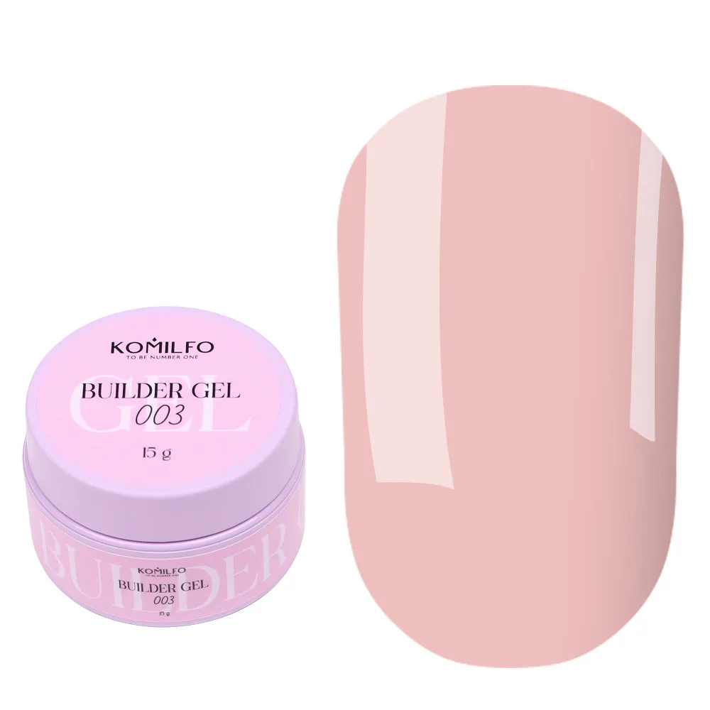 Komilfo Builder Gel 003 gel costruttore 15 g media viscosità