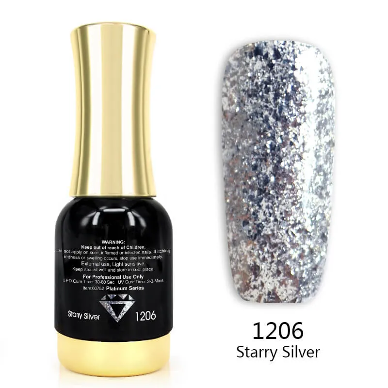 Venalisa Platinum smalto gel glitter 12ml coprente
