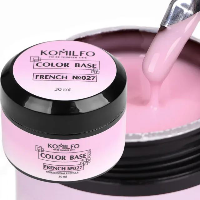 Komilfo Color French Base 027 base french 30 ml nude barattolo
