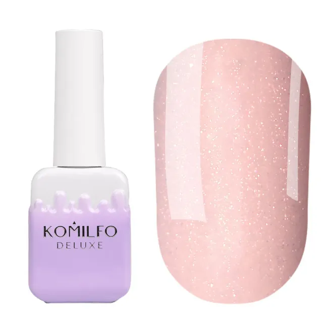 Komilfo Shine Base 006 base shimmer semipermanente 10 ml pastello