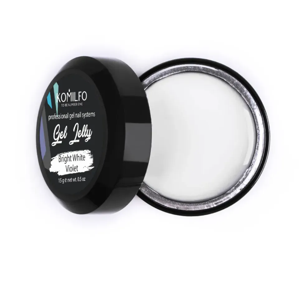 Komilfo Gel Jelly Bright White Violet gel 15 g denso