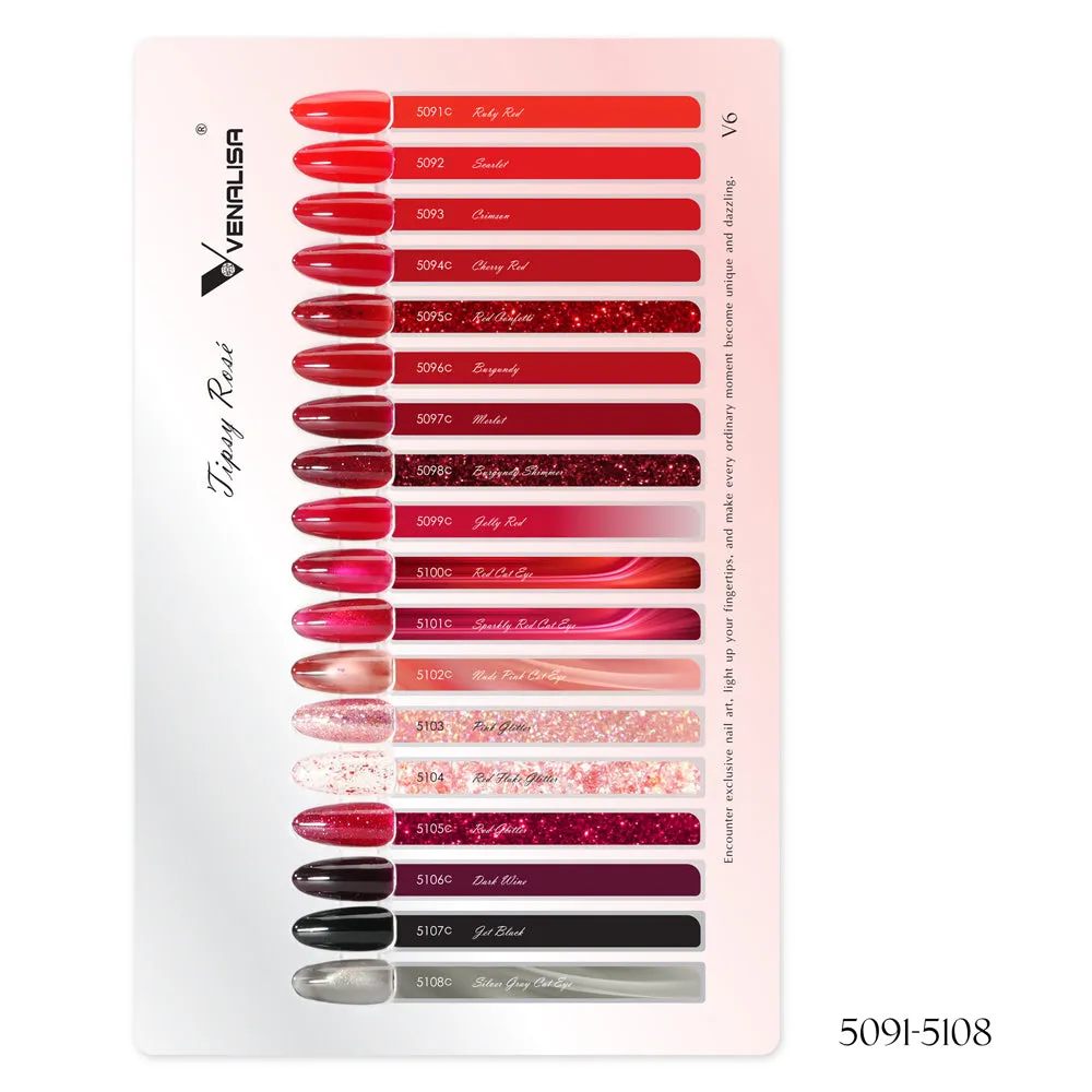 Venalisa Color Card 10ML cartella 60 colori 5001-5108