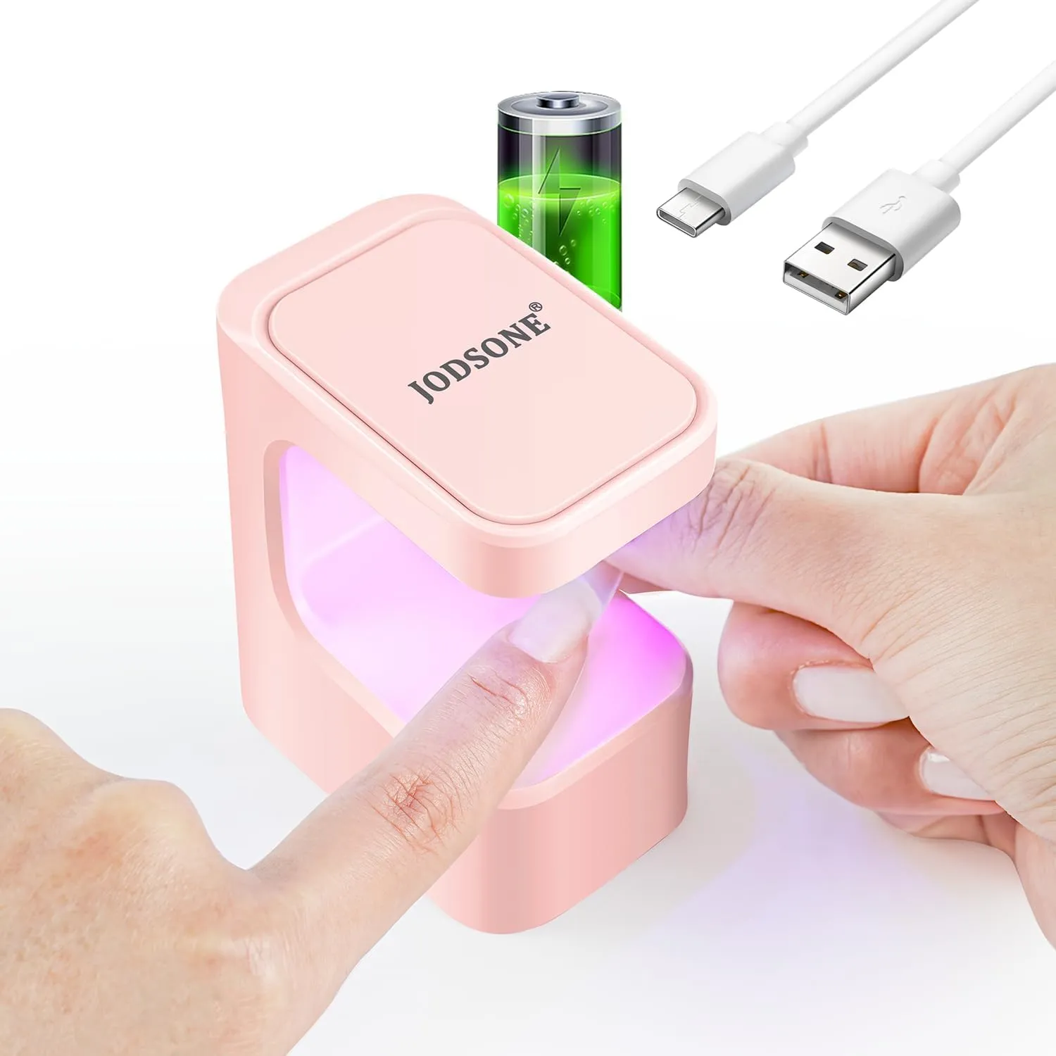 Jodsone lampada unghie UV LED 30 LED bianca timer 60s