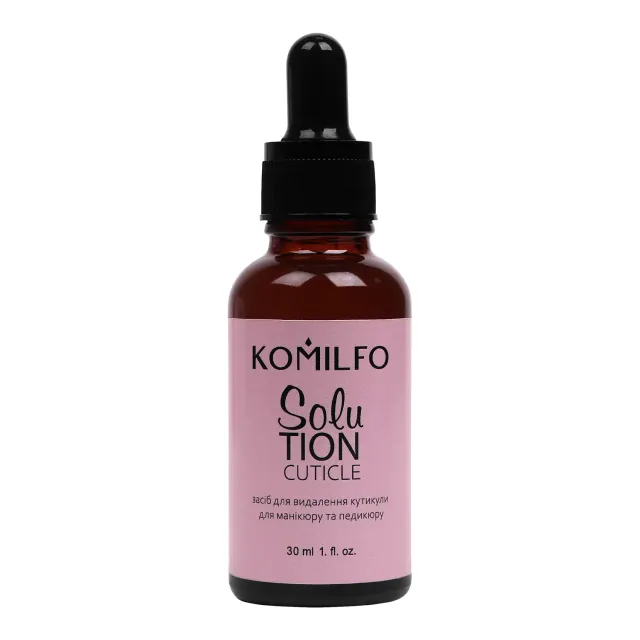 Komilfo Solution Cuticle Remover solvente cuticole 30 ml alcalino