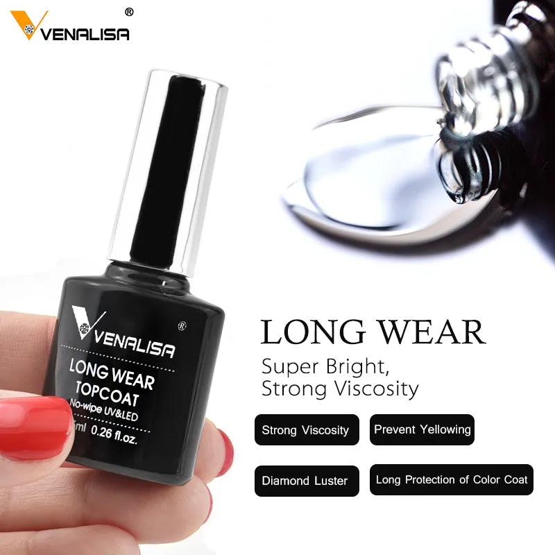 Venalisa Long Wear Top Coat smalto gel 7,5ml lunga durata