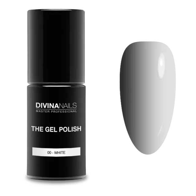 Diva Nails The Gel Polish 00 White semipermanente 8ml bianco
