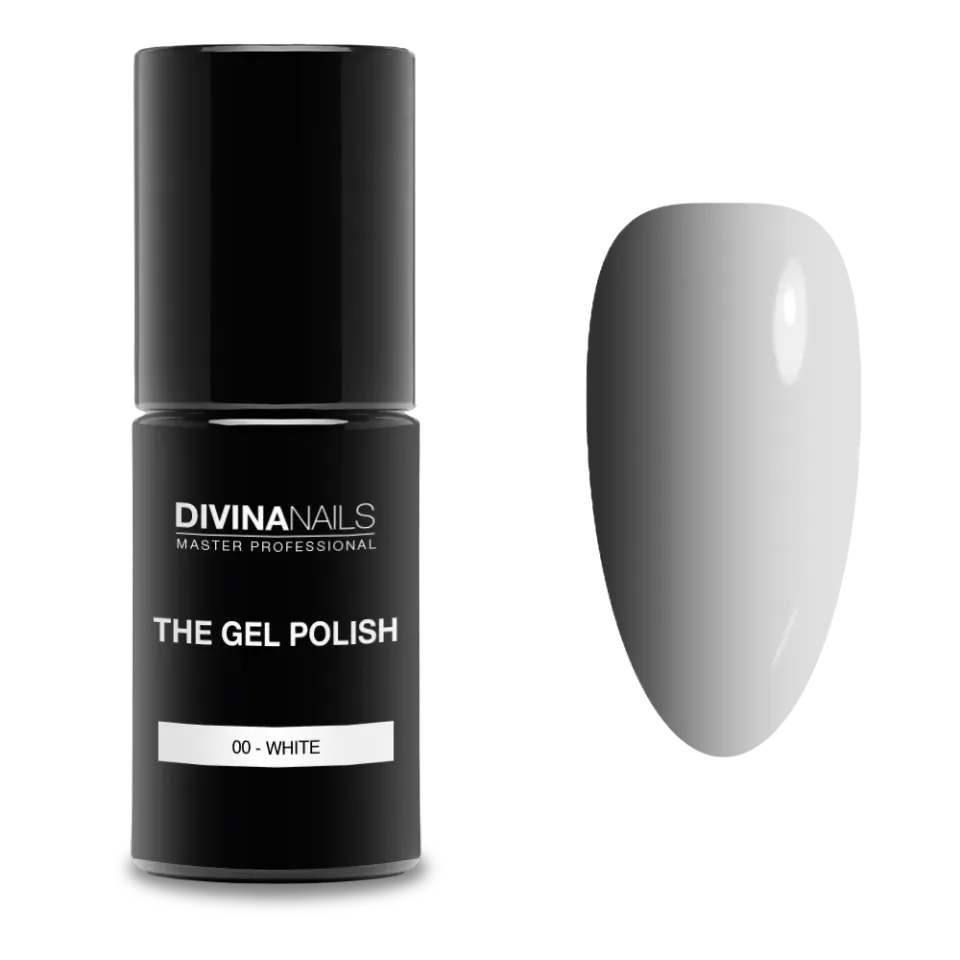 Diva Nails The Gel Polish 00 White semipermanente 8ml bianco