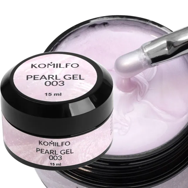 Komilfo Pearl Gel 003 gel unghie 15 ml perla delicata