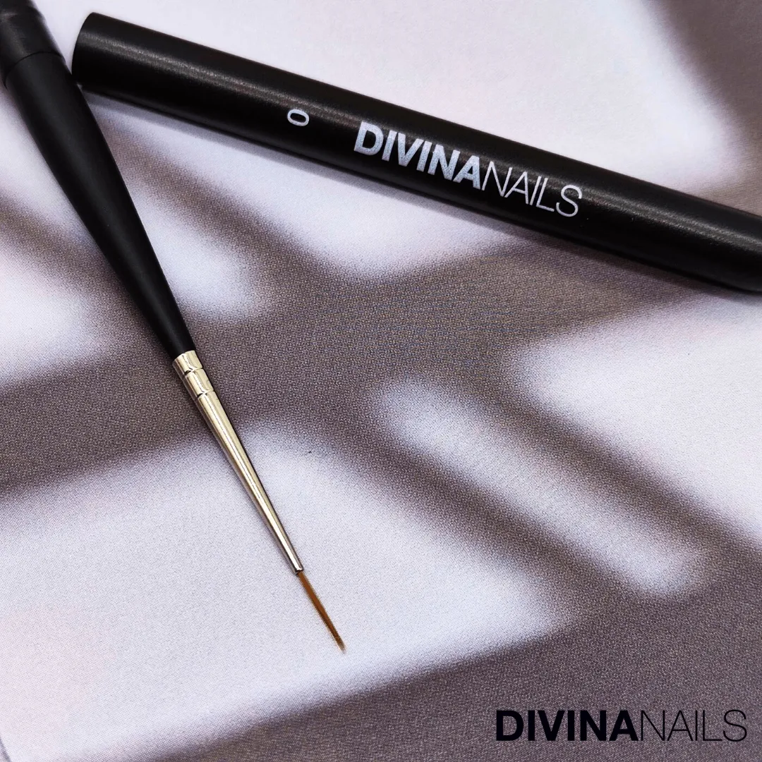 Diva Nails N46490 N.0 pennello nail art Kolinsky line fine