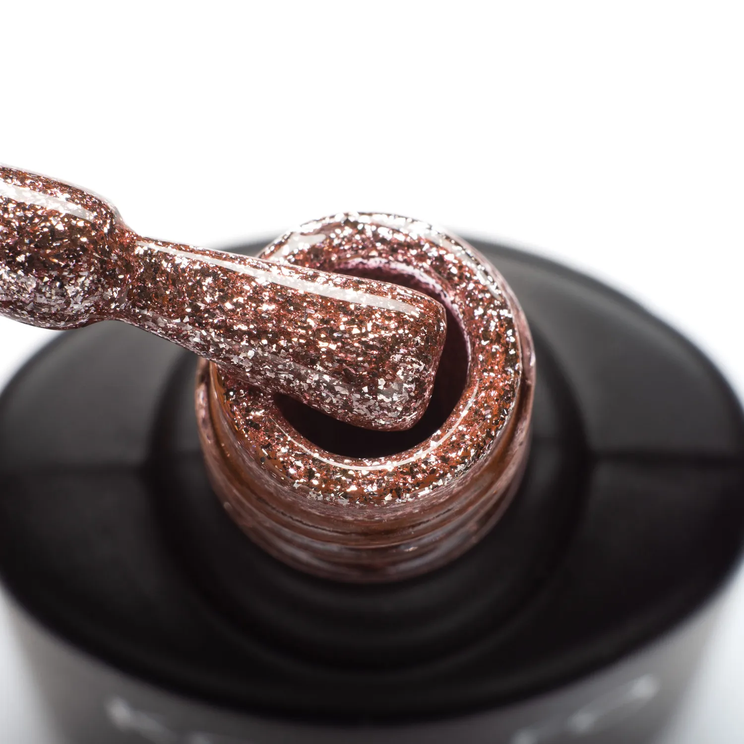 Komilfo Liquid Glam Gel LGG005 gel glitter rosa 8 ml