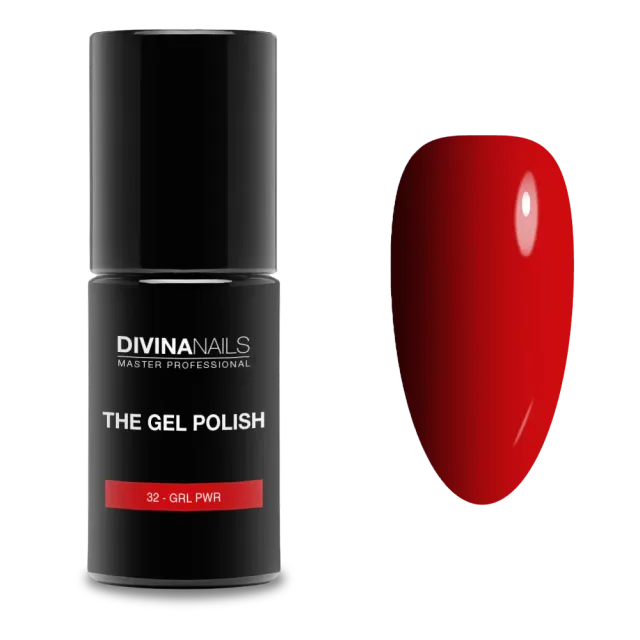 Diva Nails The Gel Polish 32 Grl Pwr semipermanente 8ml rosso