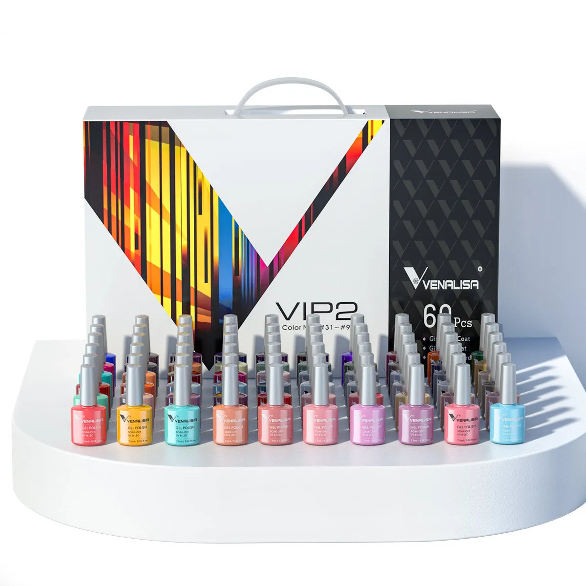Venalisa VIP Kit smalto gel 60 colori 7,5ml hema free