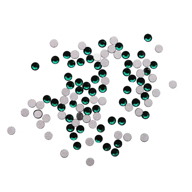 Komilfo Emerald strass unghie misura 6 100 pz