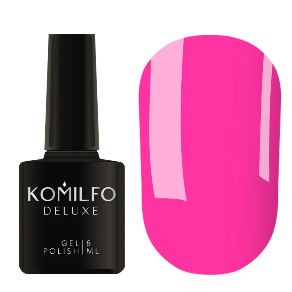 Komilfo Deluxe D173 Smalto Unghie Rosa Neon 8ml