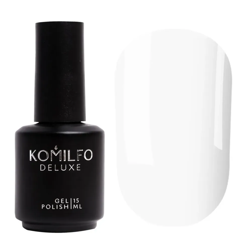 Komilfo Deluxe D003 smalto semipermanente bianco smalto 15 ml