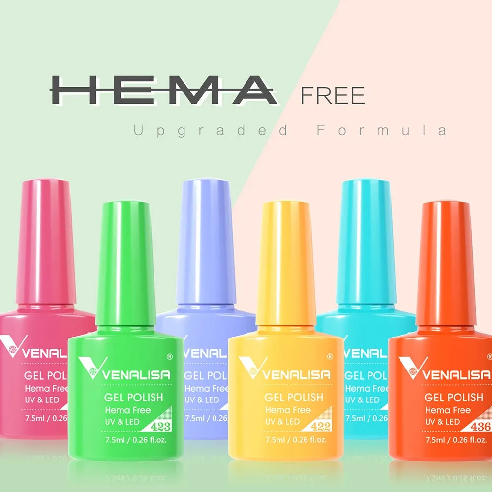 Venalisa 455 Smalto Gel 7,5ml Colore Pieno Unghie