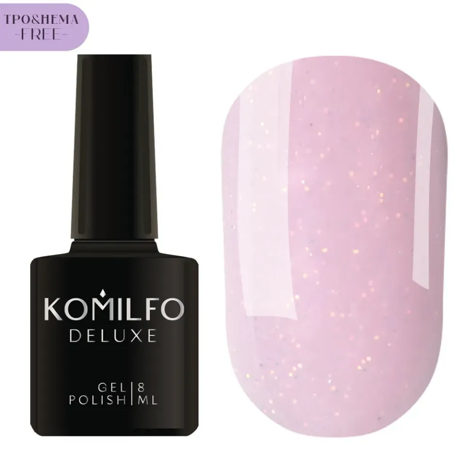 Komilfo Moon Crush 003 smalto semipermanente 8 ml glitter HEMA free