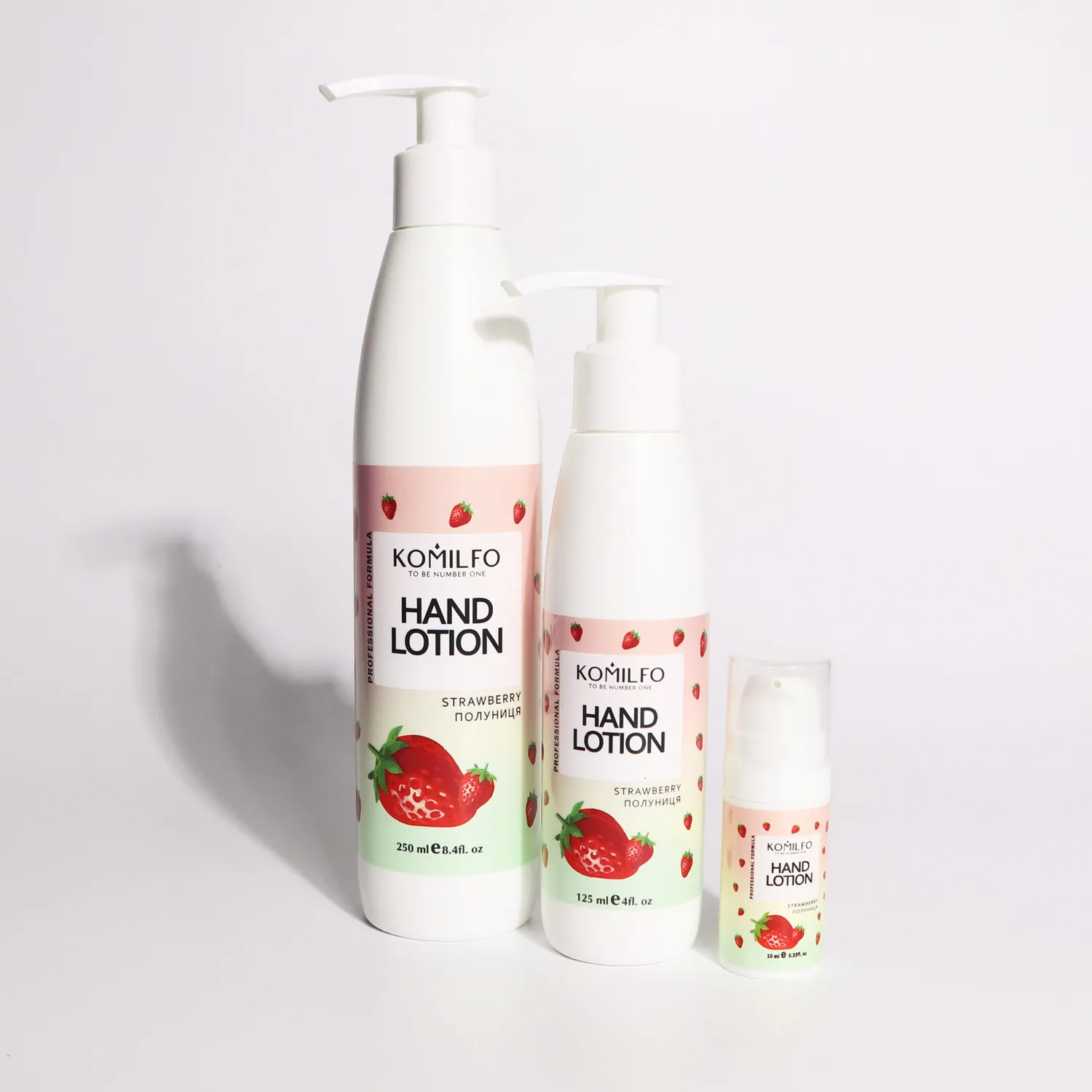 Komilfo lozione mani 10 ml fragola idratante