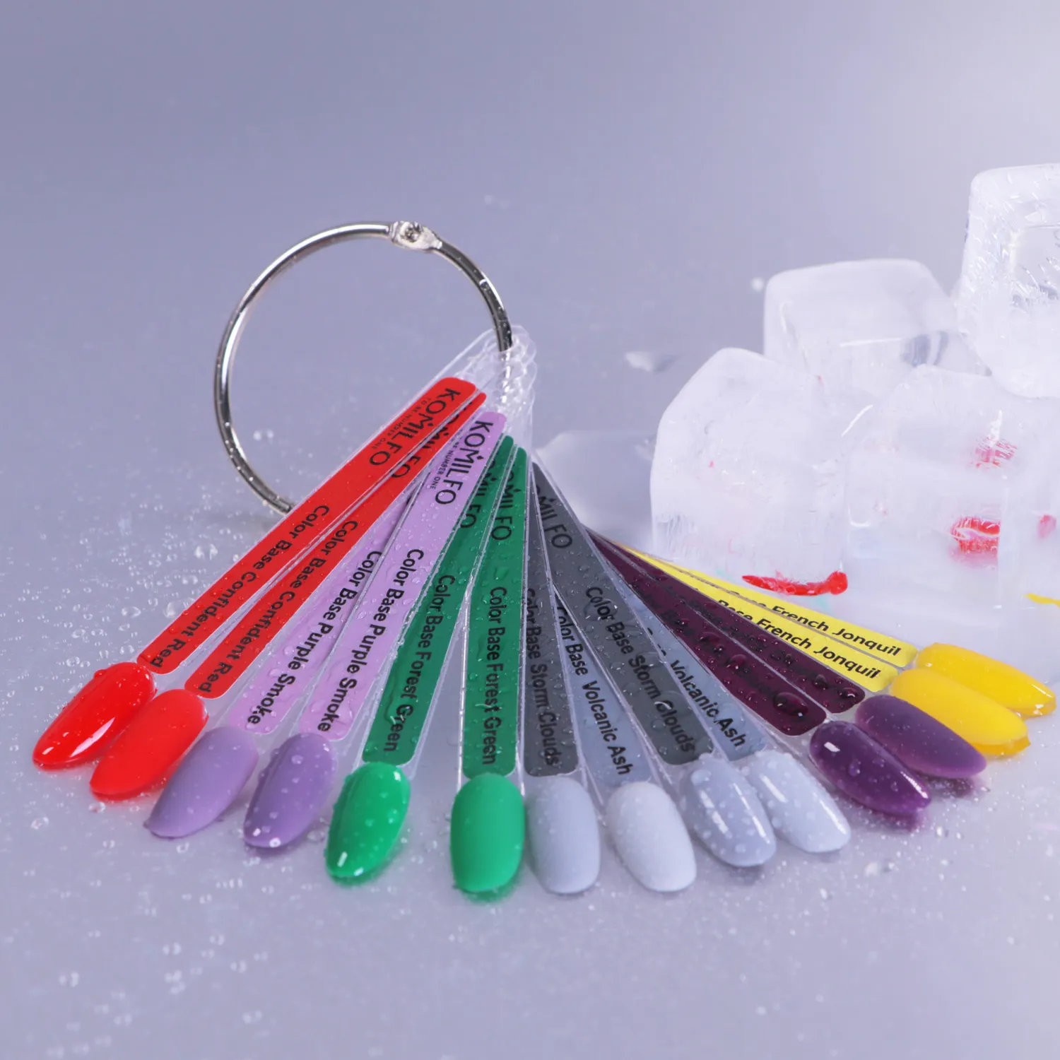 Komilfo Color Base Purple Smoke base colorata 8 ml viola