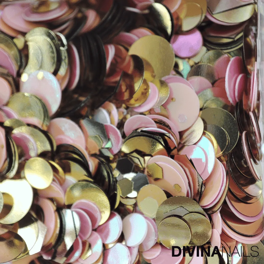 Diva Nails Diamond Holo Mixed Round glitter nail art 2g olografico