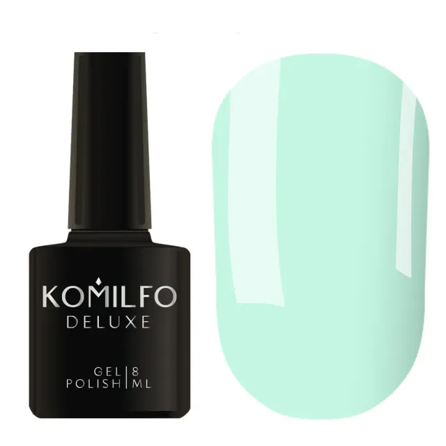 Komilfo Deluxe D145 smalto semipermanente turchese chiaro 8 ml