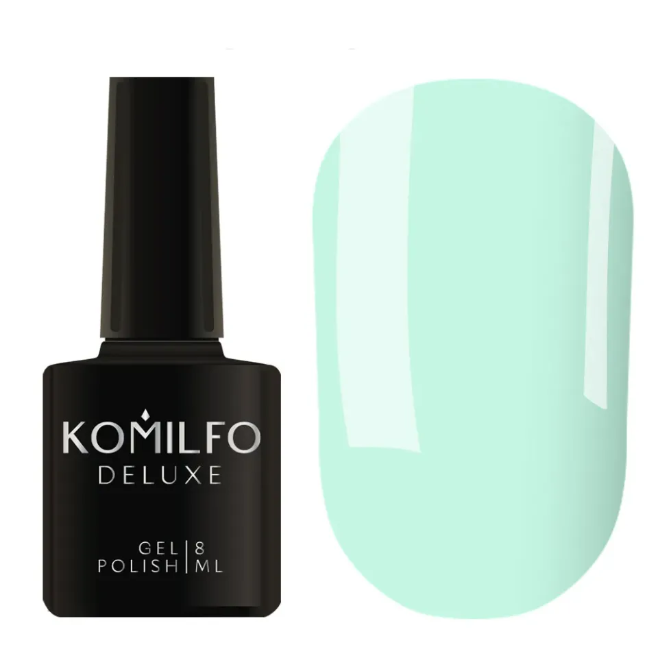 Komilfo Deluxe D145 smalto semipermanente turchese chiaro 8 ml