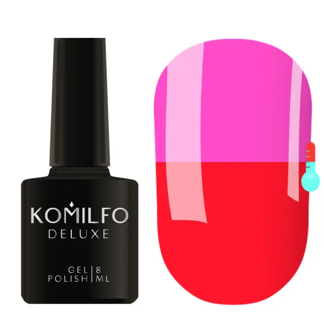 Komilfo DeLuxe Termo C020 smalto semipermanente 8 ml rosso termico