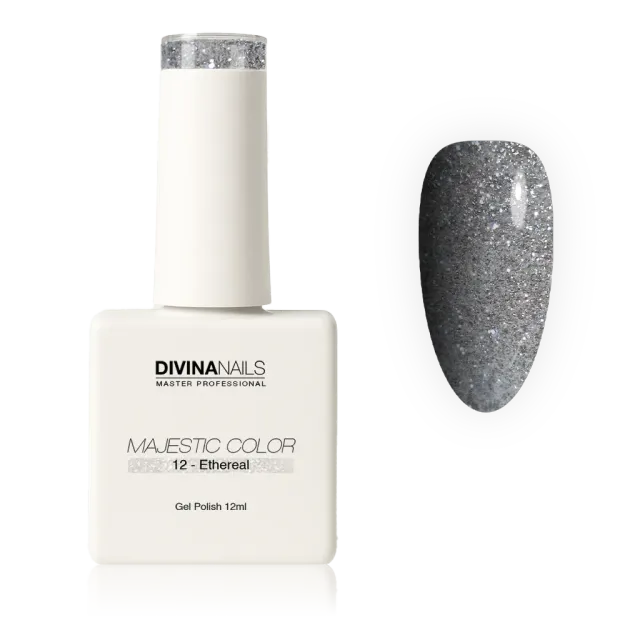 Diva Nails Majestic Color 12 Ethereal semipermanente 12ml glitter