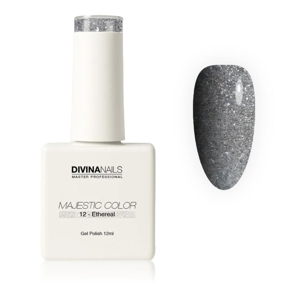 Diva Nails Majestic Color 12 Ethereal semipermanente 12ml glitter