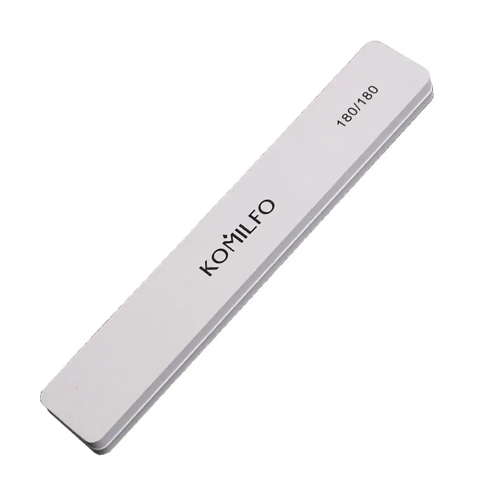 Komilfo Lima rettangolare lima unghie 180/180 grigia 18 cm