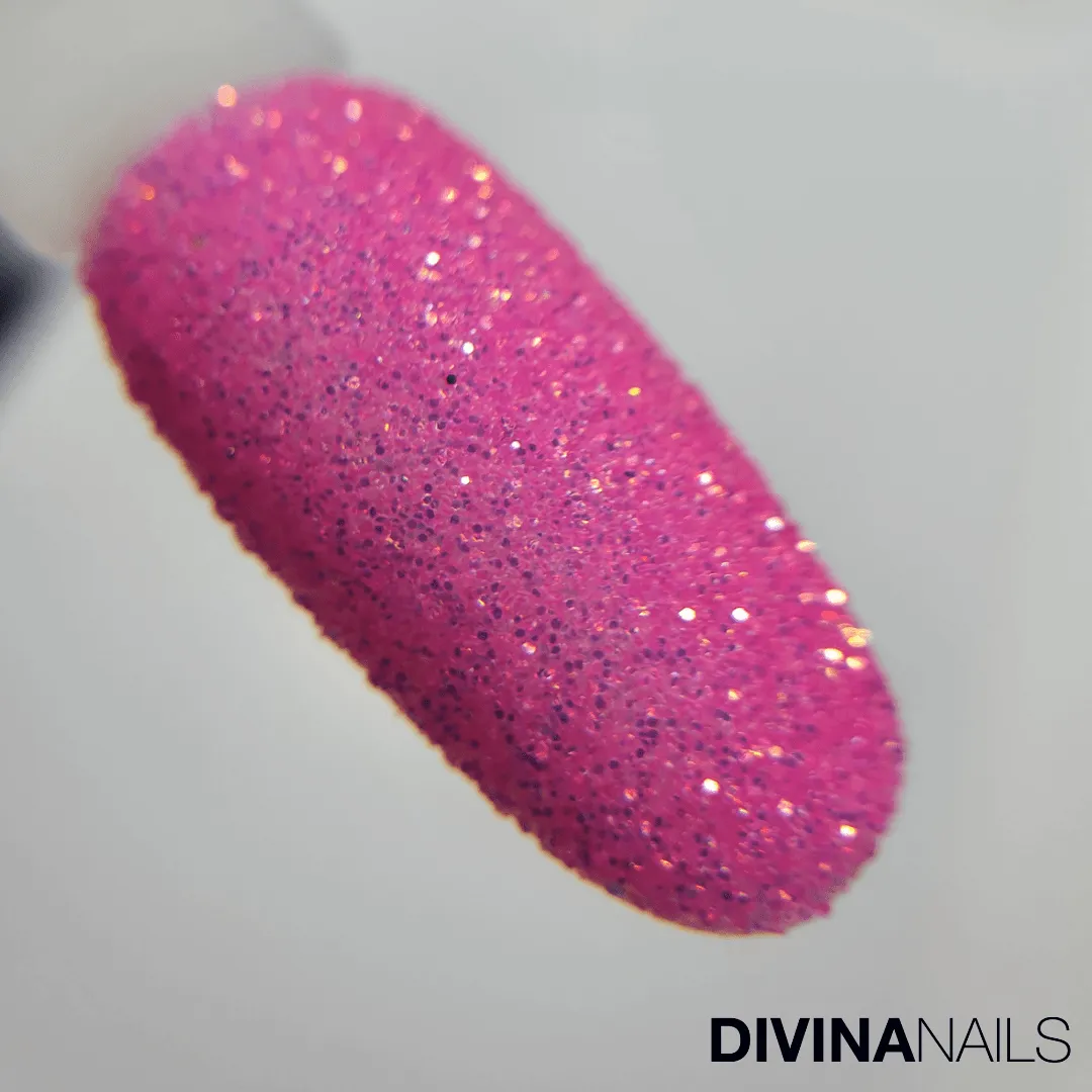 Diva Nails Crystal Holo Neon Pink glitter unghie 2g olografico
