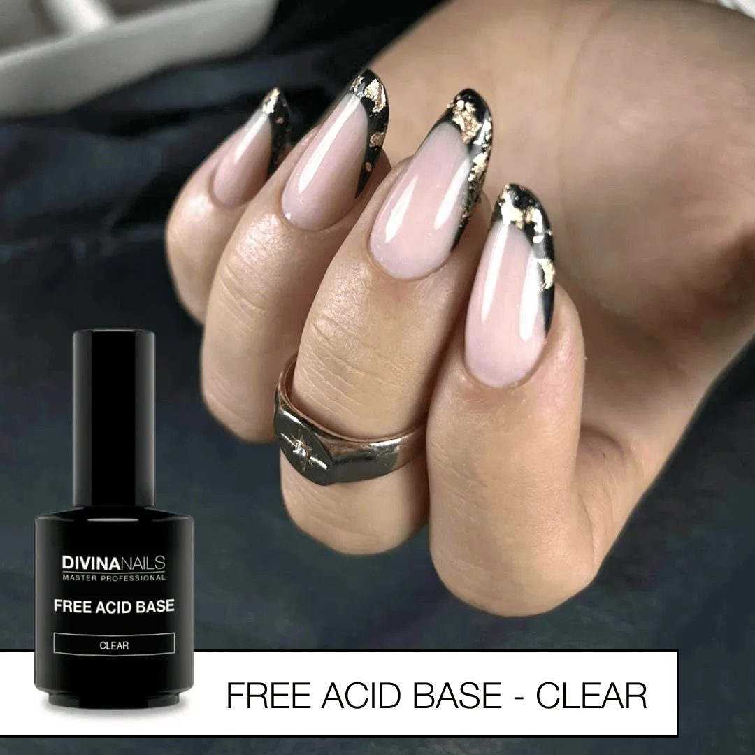 Diva Nails Free Acid Base bonder trasparente 15ml autolivellante