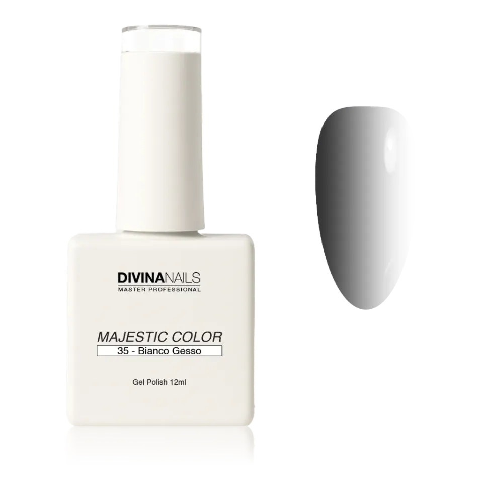 Diva Nails Majestic Color 35 Bianco Gesso semipermanente 12ml